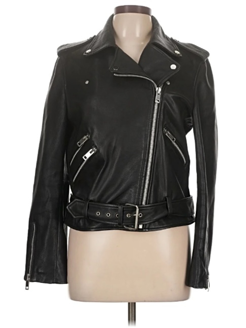 NWOT Walter Baker genuine leather biker jacket